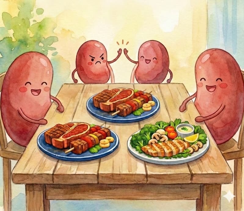 신장 수치 나쁜데 고기 먹어도 되나요?🥩 당신만 모르는 함정